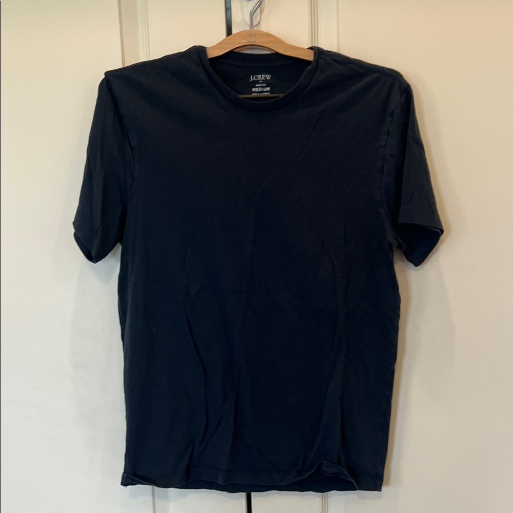 J. Crew Men's Short Sleeve Crewneck T-Shirt in navy